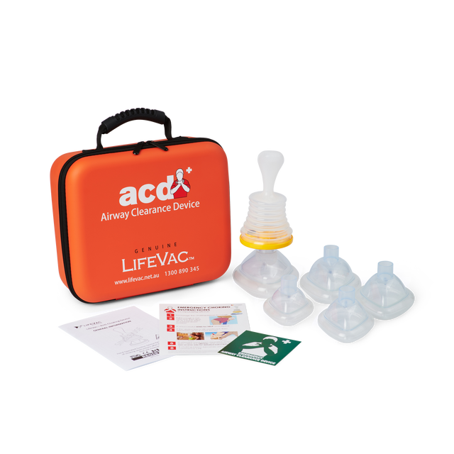 LifeVac Kit in Orange Zip Case – LifeVac Australia LifeVac Kit in Orange Zip Case – LifeVac Australia