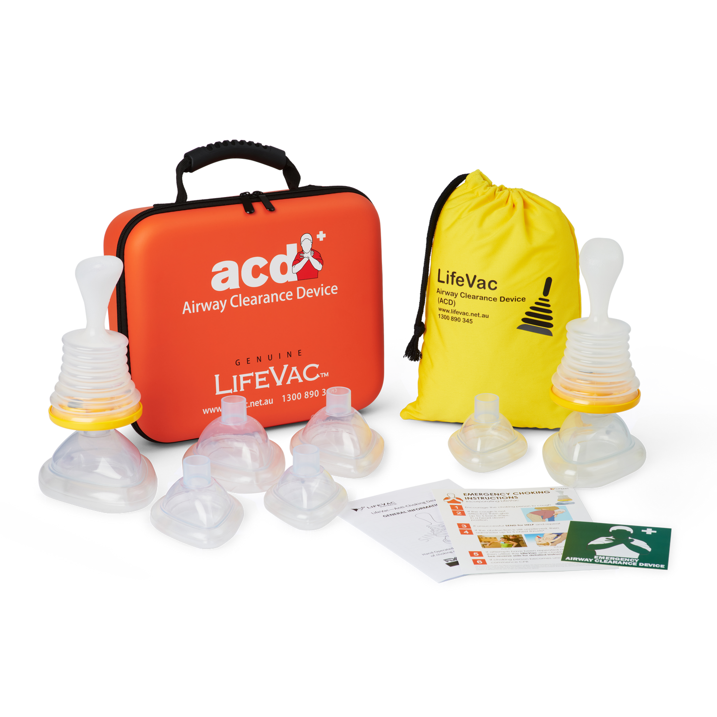 LifeVac Value Bundle - LifeVac Kit in new case PLUS additional LifeVac device and 2 masks