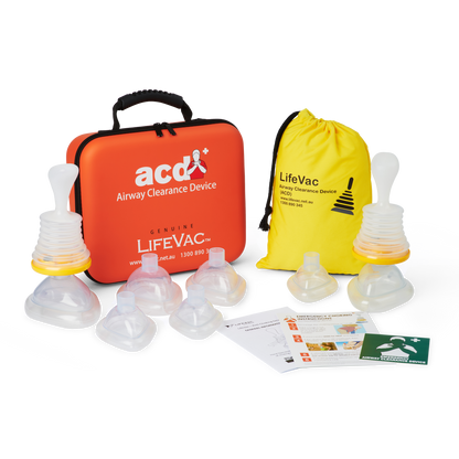 LifeVac Value Bundle - LifeVac Kit in new case PLUS additional LifeVac device and 2 masks