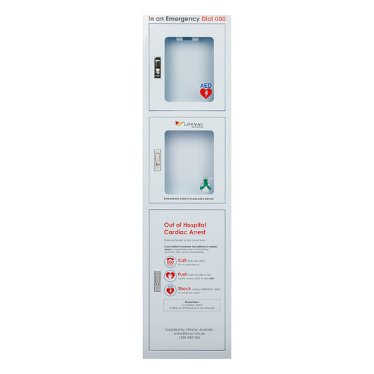 Emergency Cabinet with LifeVac Section