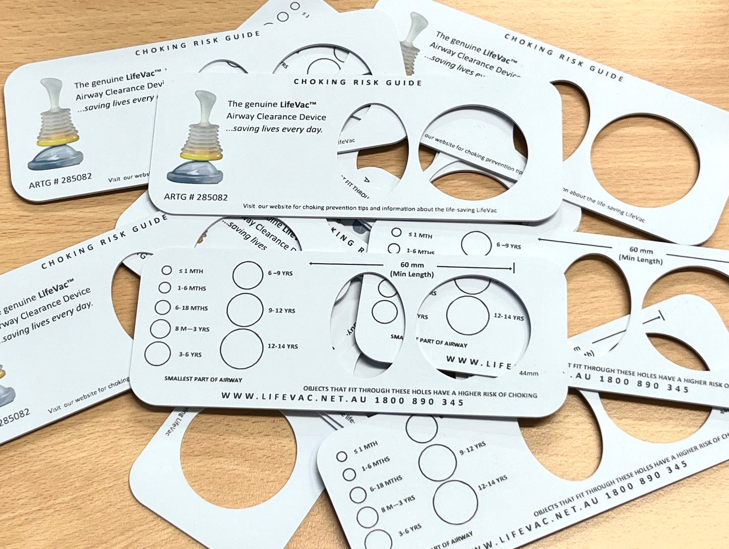 LifeVac Choking Risk Card